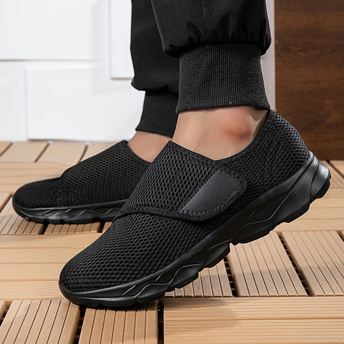 New Men Breathable Mesh Walkin - Sneaker Box 评论和价格