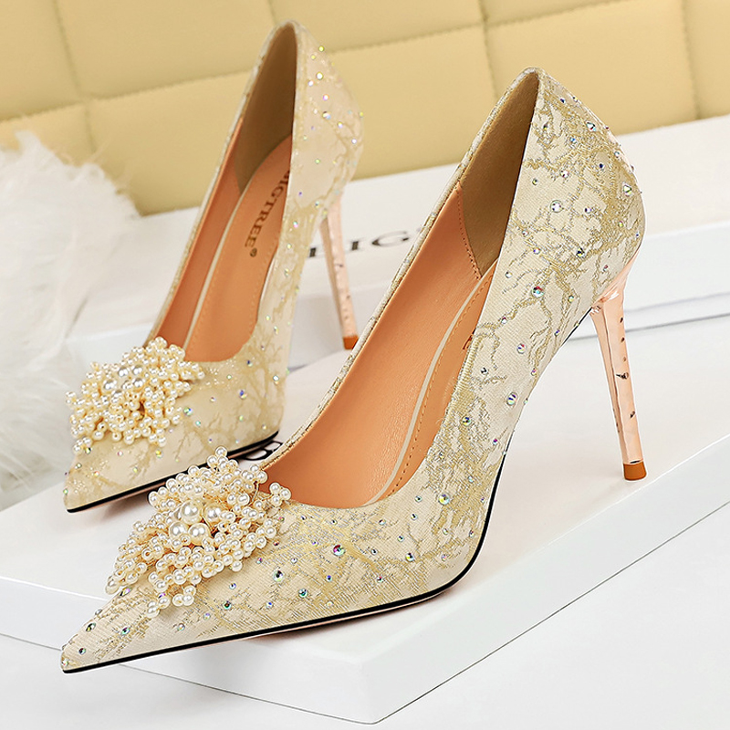 BIGTREE Shoes Pearl Flowers Wo - Shoe Tree 评论和价格