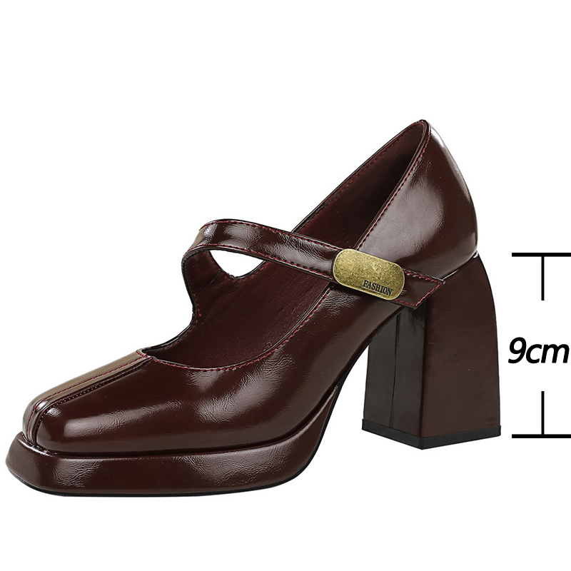 BIGTREE Shoes Retro Chunky Wom - Shoe Tree 评论和价格